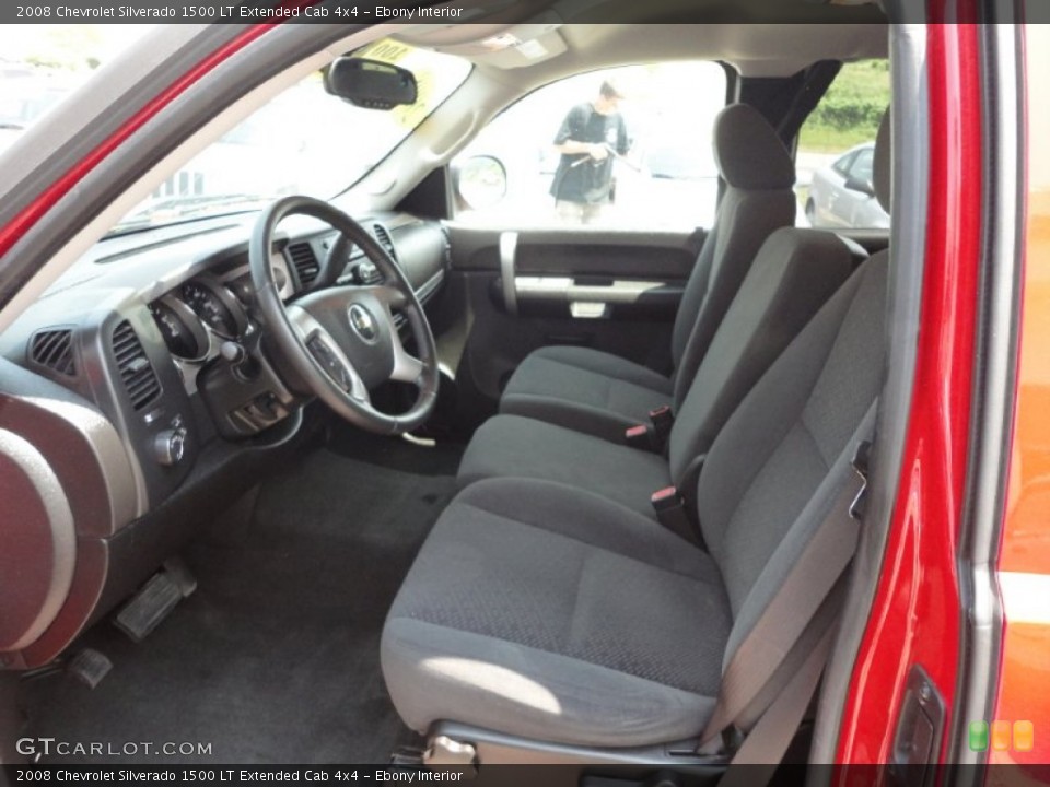Ebony Interior Photo for the 2008 Chevrolet Silverado 1500 LT Extended Cab 4x4 #50269944