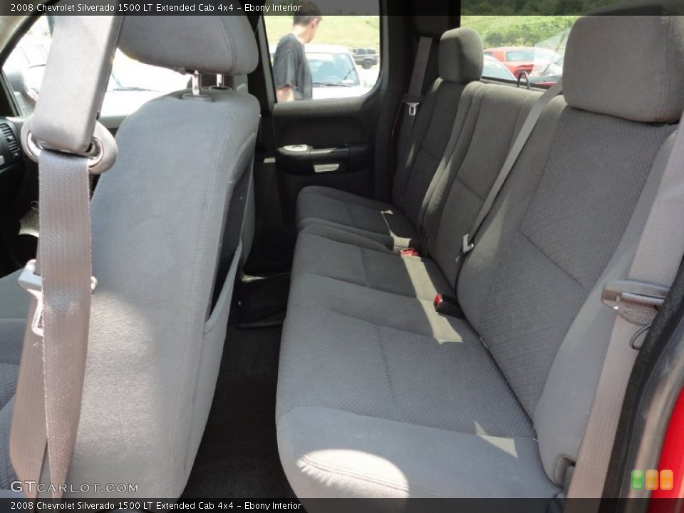 Ebony Interior Photo for the 2008 Chevrolet Silverado 1500 LT Extended Cab 4x4 #50269950