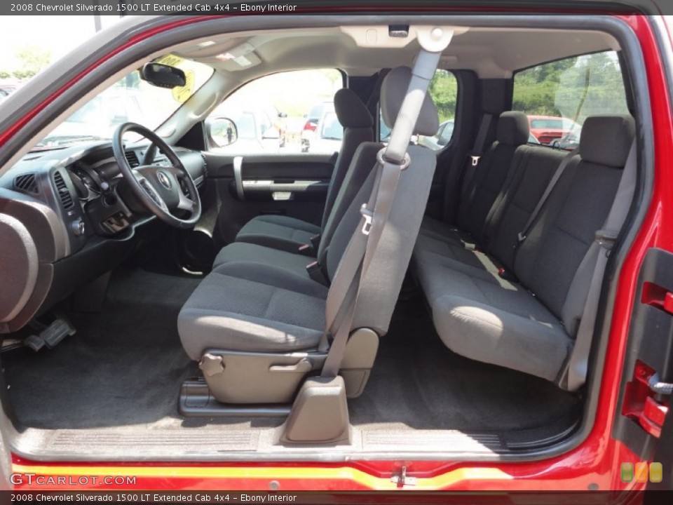 Ebony Interior Photo for the 2008 Chevrolet Silverado 1500 LT Extended Cab 4x4 #50269953