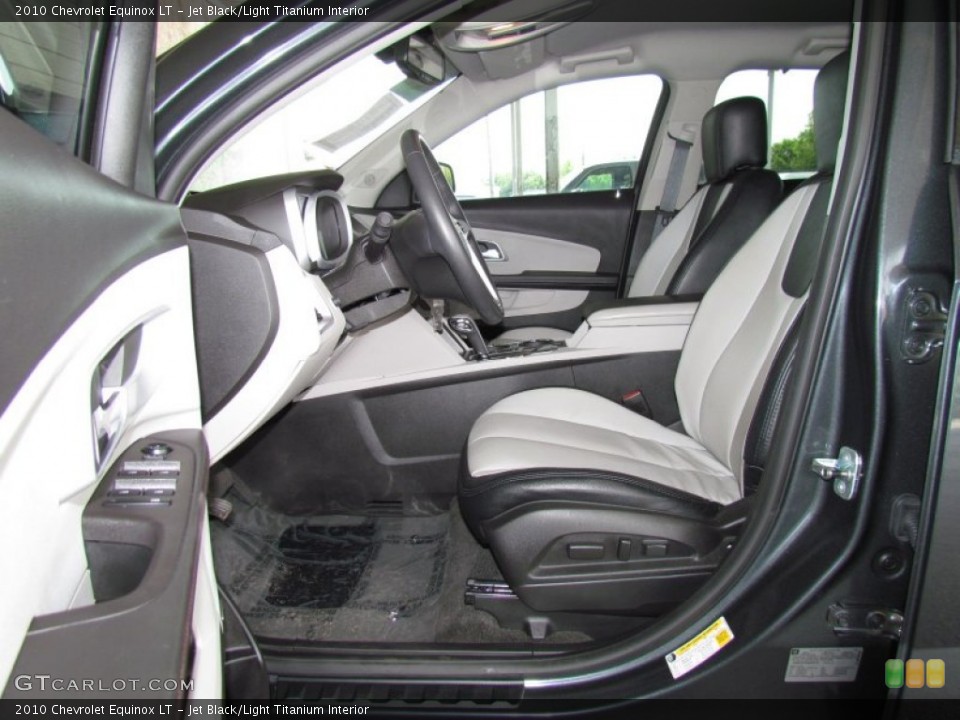 Jet Black/Light Titanium Interior Photo for the 2010 Chevrolet Equinox LT #50270760