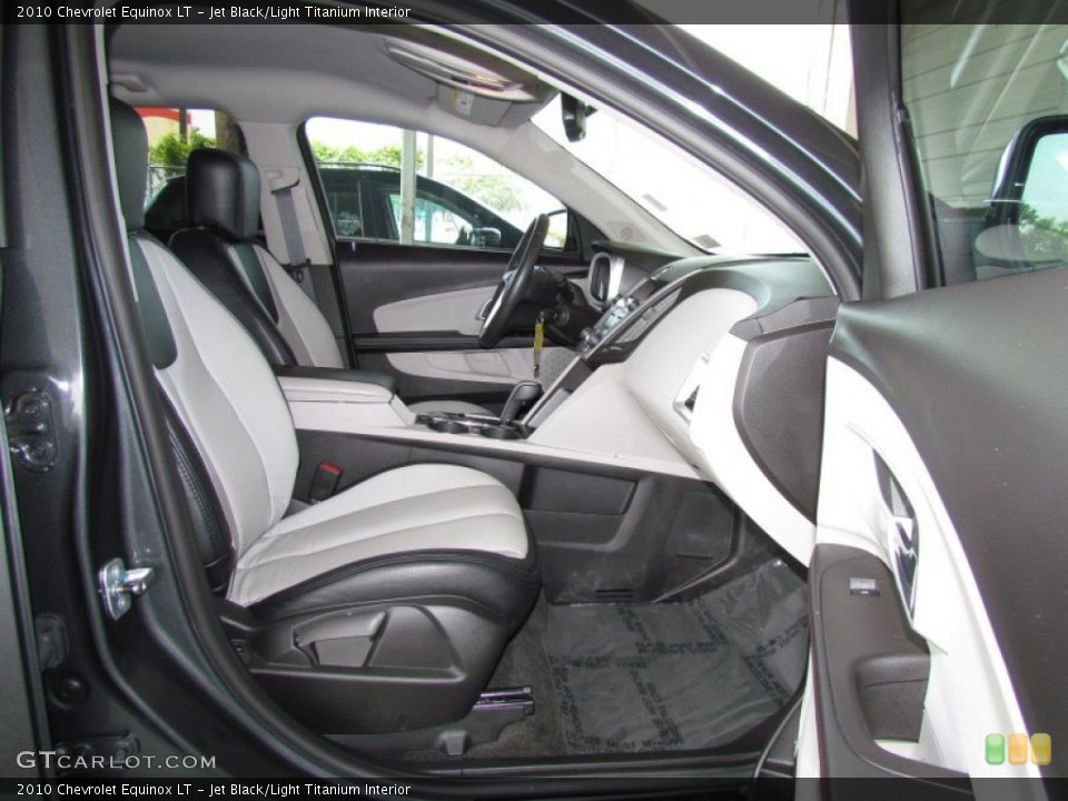Jet Black/Light Titanium Interior Photo for the 2010 Chevrolet Equinox LT #50270775