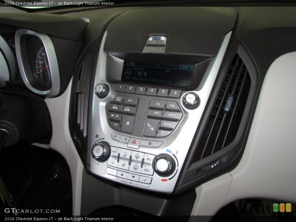 Jet Black/Light Titanium Interior Controls for the 2010 Chevrolet Equinox LT #50270868