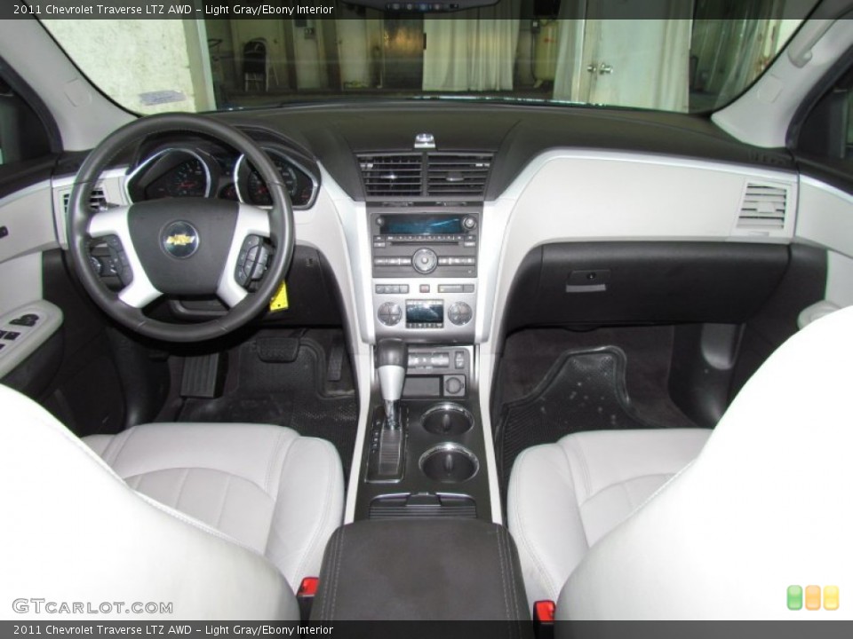 Light Gray/Ebony Interior Dashboard for the 2011 Chevrolet Traverse LTZ AWD #50271471