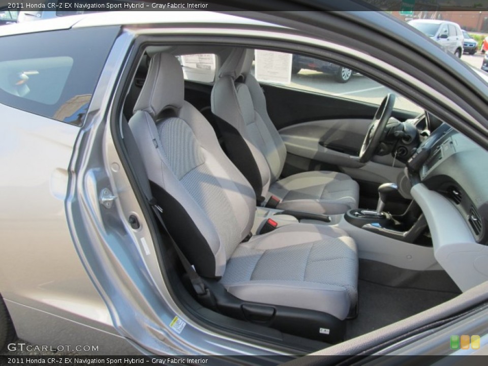 Gray Fabric Interior Photo for the 2011 Honda CR-Z EX Navigation Sport Hybrid #50271993