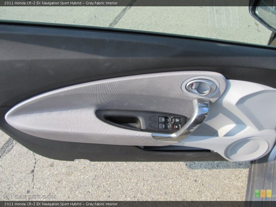 Gray Fabric Interior Door Panel for the 2011 Honda CR-Z EX Navigation Sport Hybrid #50272011