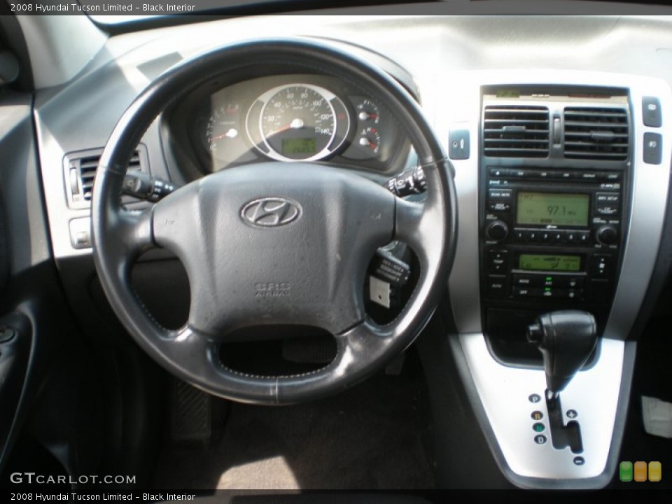 Black Interior Dashboard for the 2008 Hyundai Tucson Limited #50275095