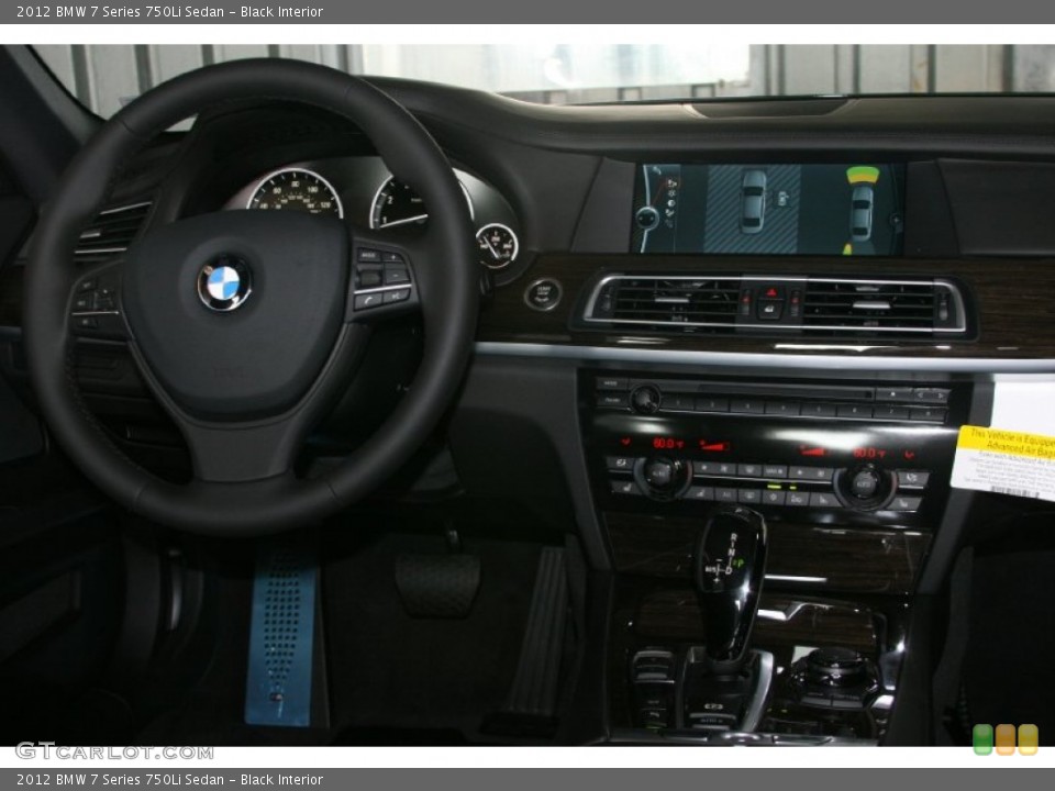Black Interior Dashboard for the 2012 BMW 7 Series 750Li Sedan #50275215