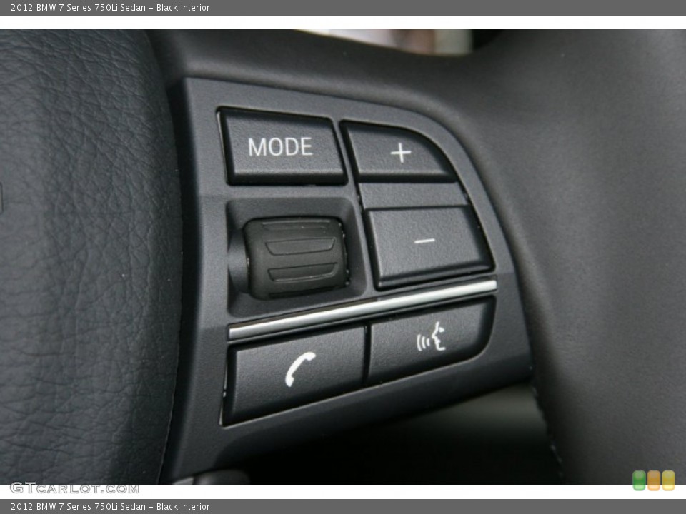 Black Interior Controls for the 2012 BMW 7 Series 750Li Sedan #50275494