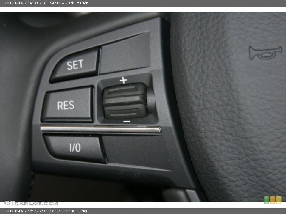 Black Interior Controls for the 2012 BMW 7 Series 750Li Sedan #50275509