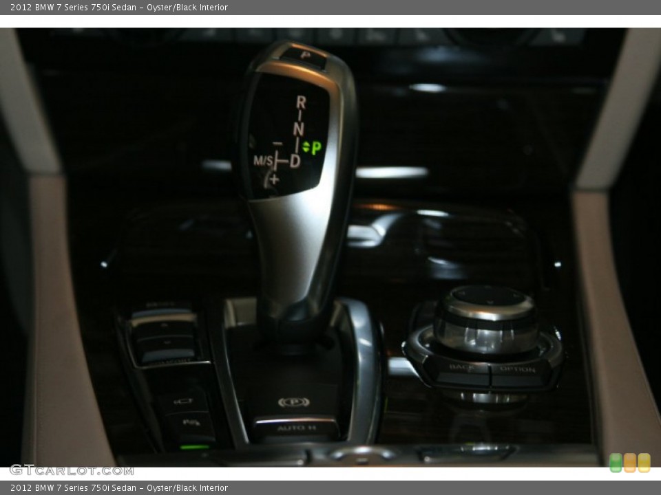 Oyster/Black Interior Transmission for the 2012 BMW 7 Series 750i Sedan #50275728