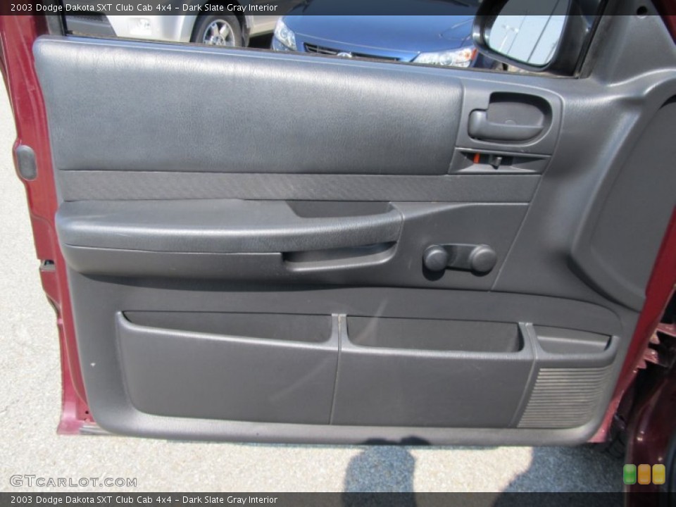 Dark Slate Gray Interior Door Panel for the 2003 Dodge Dakota SXT Club Cab 4x4 #50276847