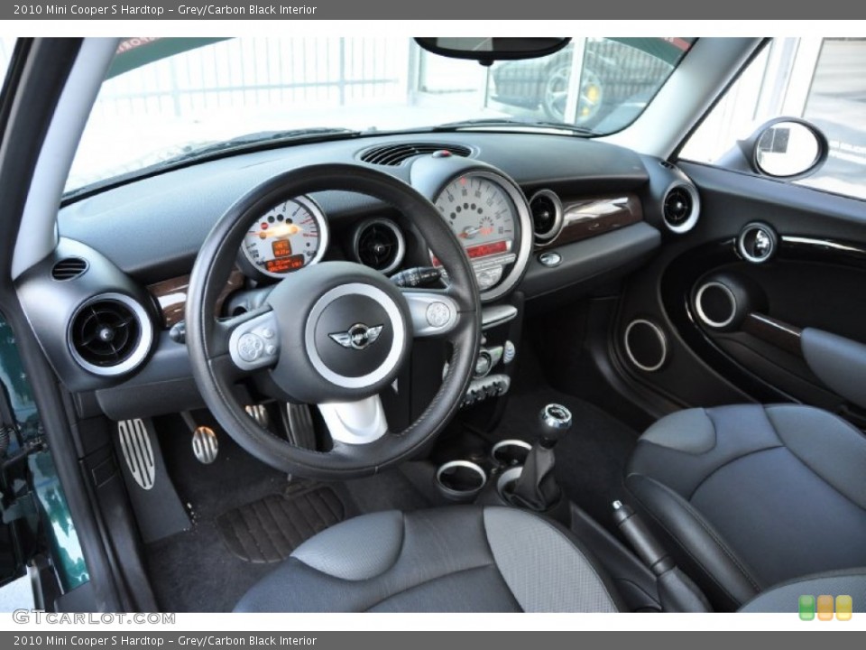 Grey/Carbon Black Interior Prime Interior for the 2010 Mini Cooper S Hardtop #50278323