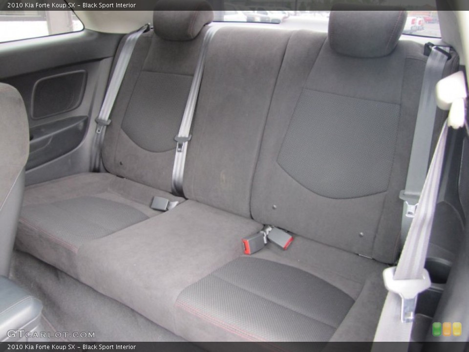 Black Sport Interior Photo for the 2010 Kia Forte Koup SX #50279694