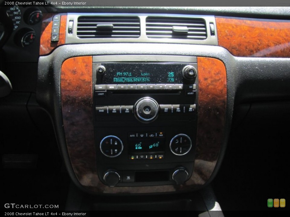 Ebony Interior Controls for the 2008 Chevrolet Tahoe LT 4x4 #50280504