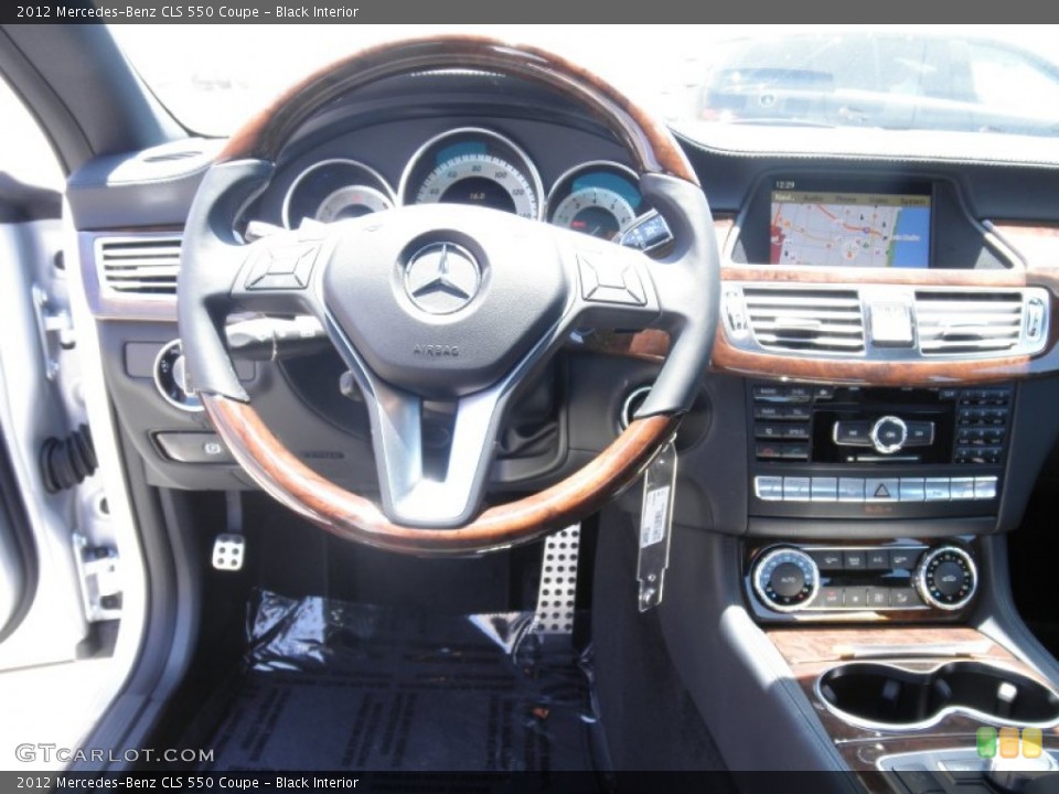 Black Interior Dashboard for the 2012 Mercedes-Benz CLS 550 Coupe #50280870