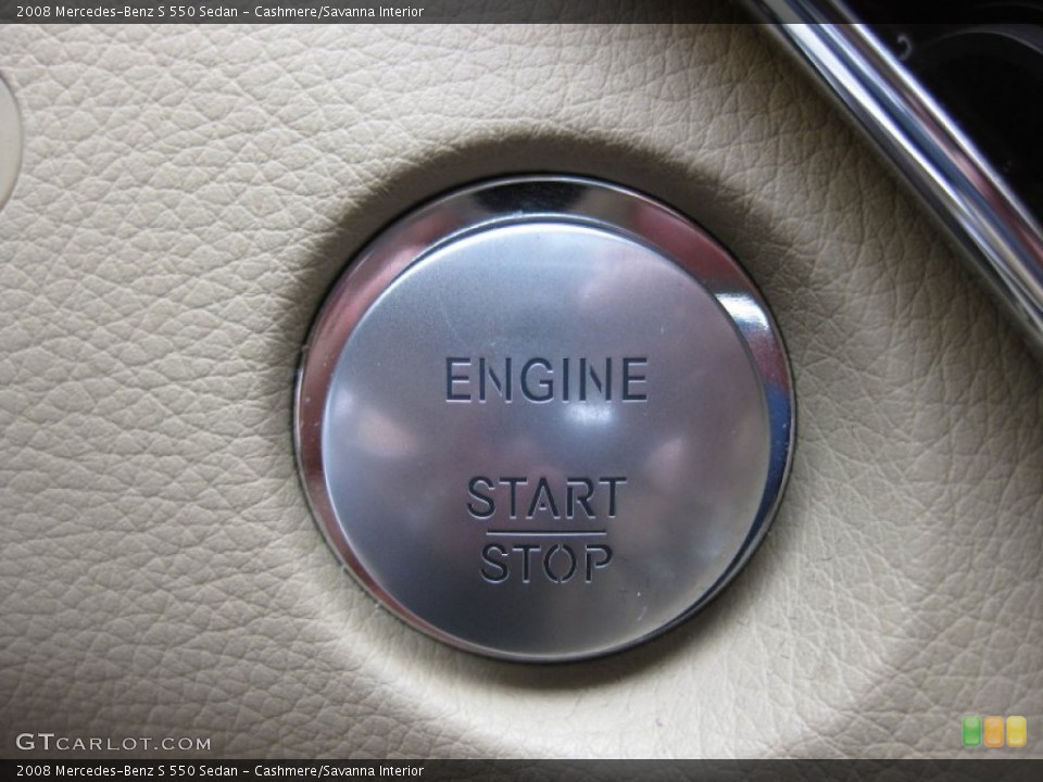 Cashmere/Savanna Interior Controls for the 2008 Mercedes-Benz S 550 Sedan #50281455