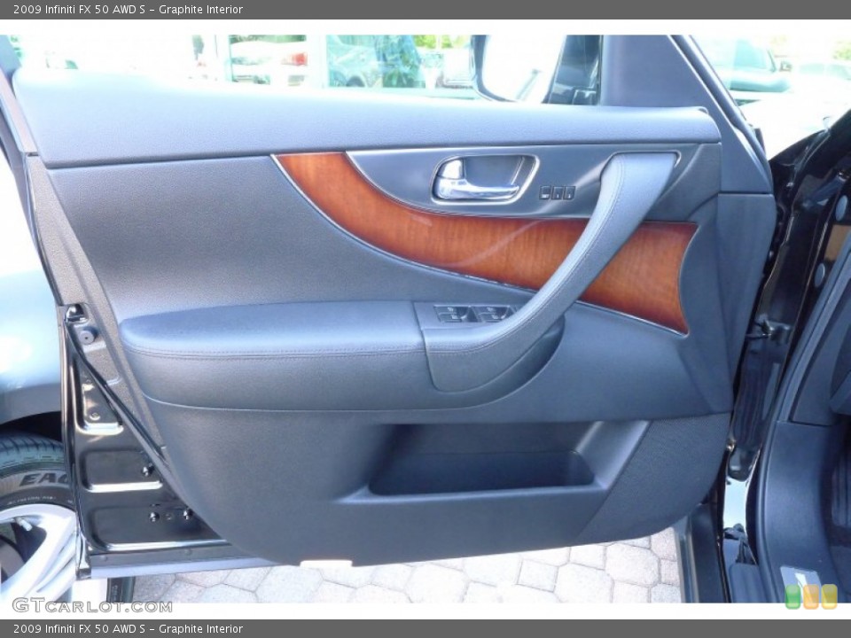 Graphite Interior Door Panel for the 2009 Infiniti FX 50 AWD S #50281659