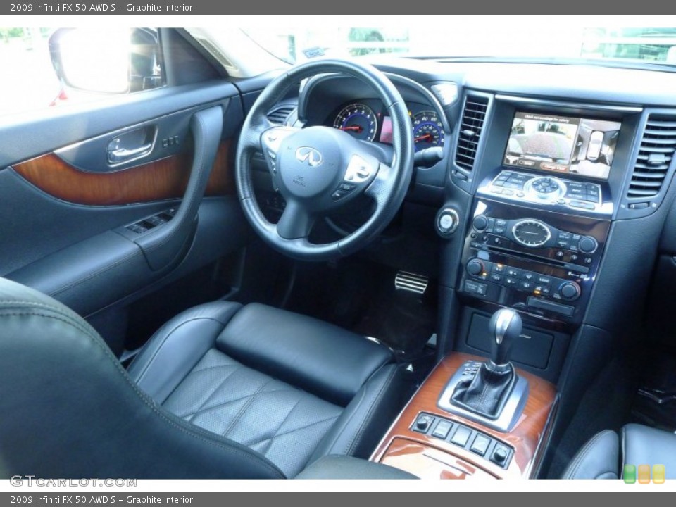 Graphite Interior Dashboard for the 2009 Infiniti FX 50 AWD S #50281713