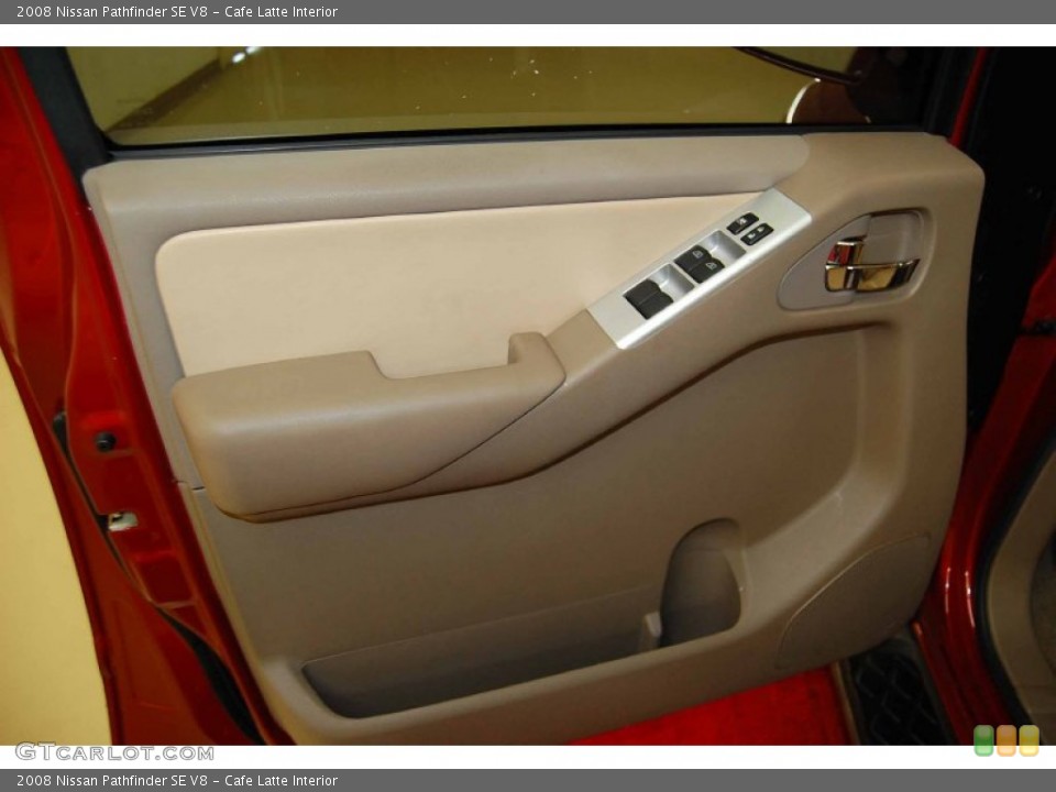 Cafe Latte Interior Door Panel for the 2008 Nissan Pathfinder SE V8 #50282574