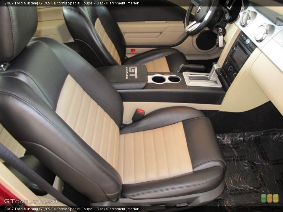 Black/Parchment Interior Photo for the 2007 Ford Mustang GT/CS California Special Coupe #50285160