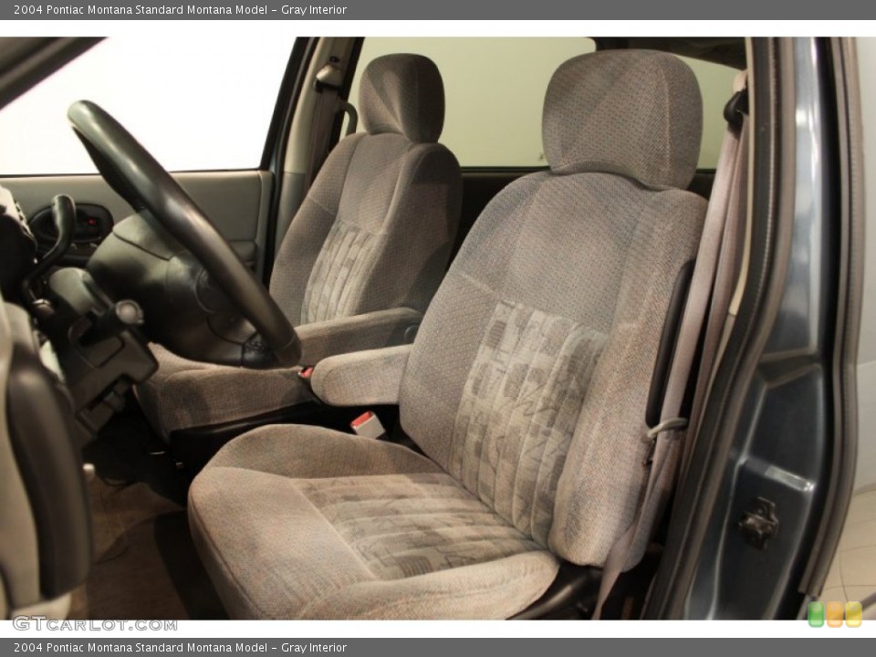 Gray Interior Photo for the 2004 Pontiac Montana  #50286135