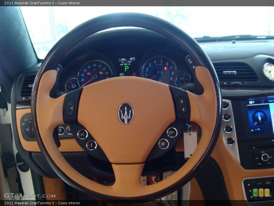 Cuoio Interior Steering Wheel for the 2011 Maserati GranTurismo S #50287368