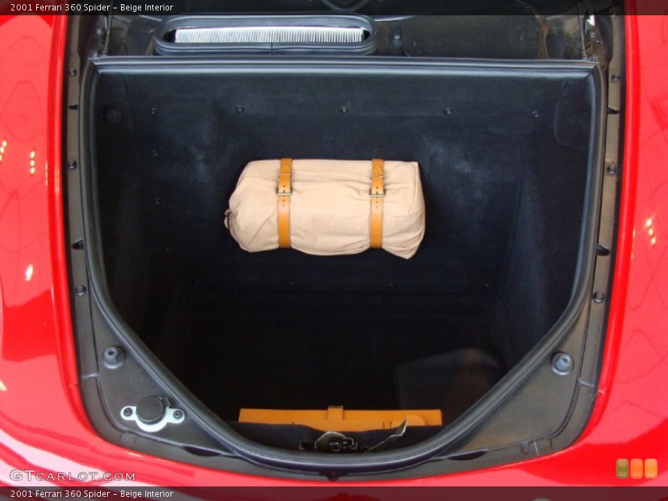 Beige Interior Trunk for the 2001 Ferrari 360 Spider #50287575