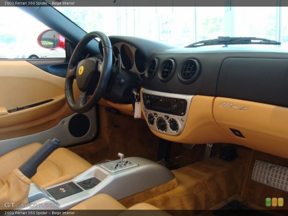 Beige Interior Dashboard for the 2001 Ferrari 360 Spider #50287692