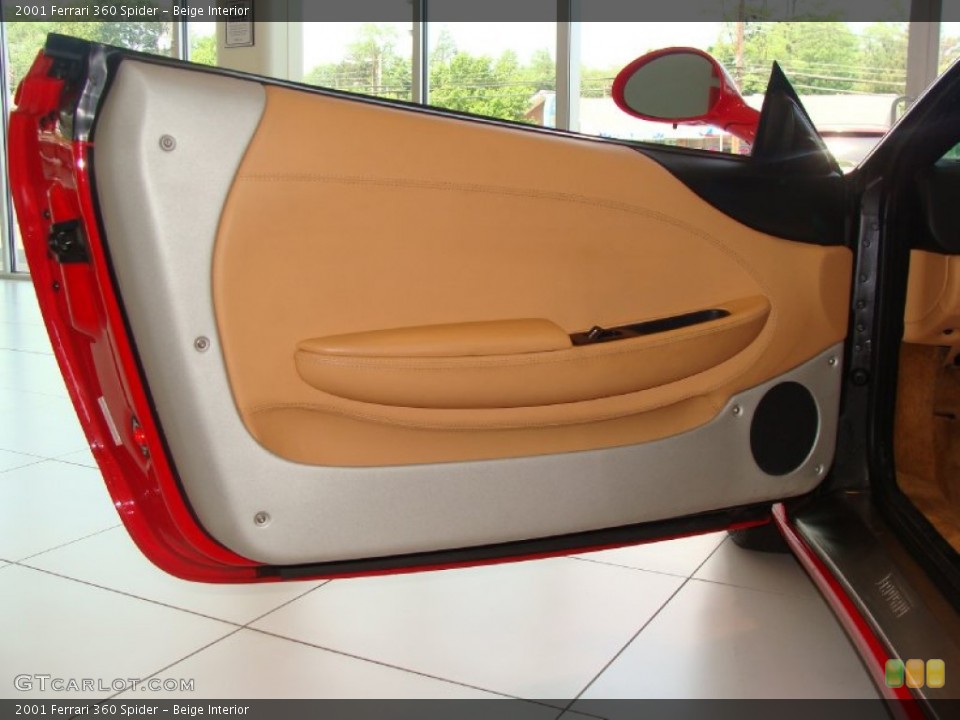 Beige Interior Door Panel for the 2001 Ferrari 360 Spider #50287707