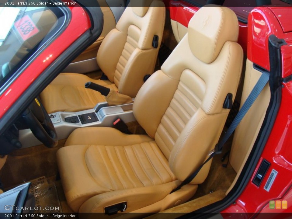 Beige Interior Photo for the 2001 Ferrari 360 Spider #50287752