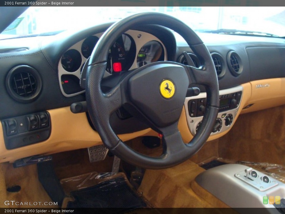 Beige Interior Steering Wheel for the 2001 Ferrari 360 Spider #50287764
