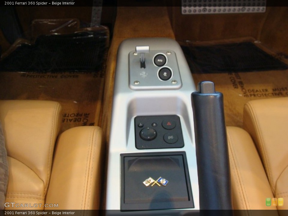 Beige Interior Controls for the 2001 Ferrari 360 Spider #50287806