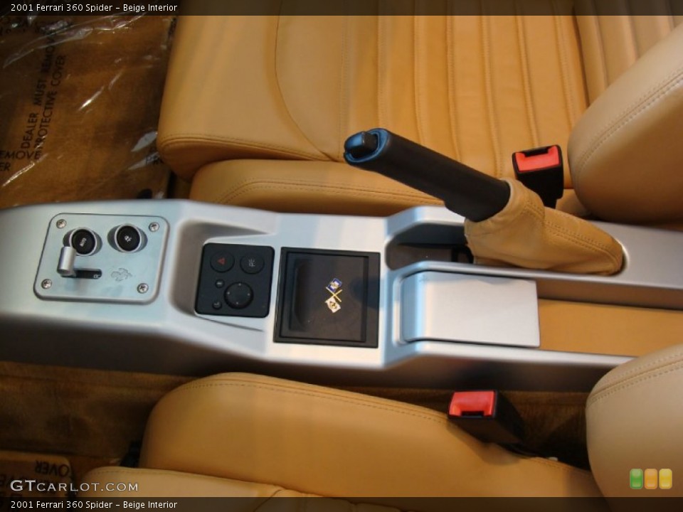 Beige Interior Controls for the 2001 Ferrari 360 Spider #50287848