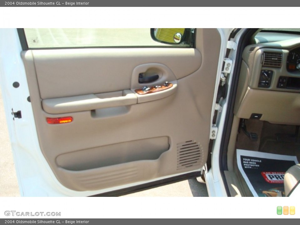 Beige Interior Door Panel for the 2004 Oldsmobile Silhouette GL #50288226