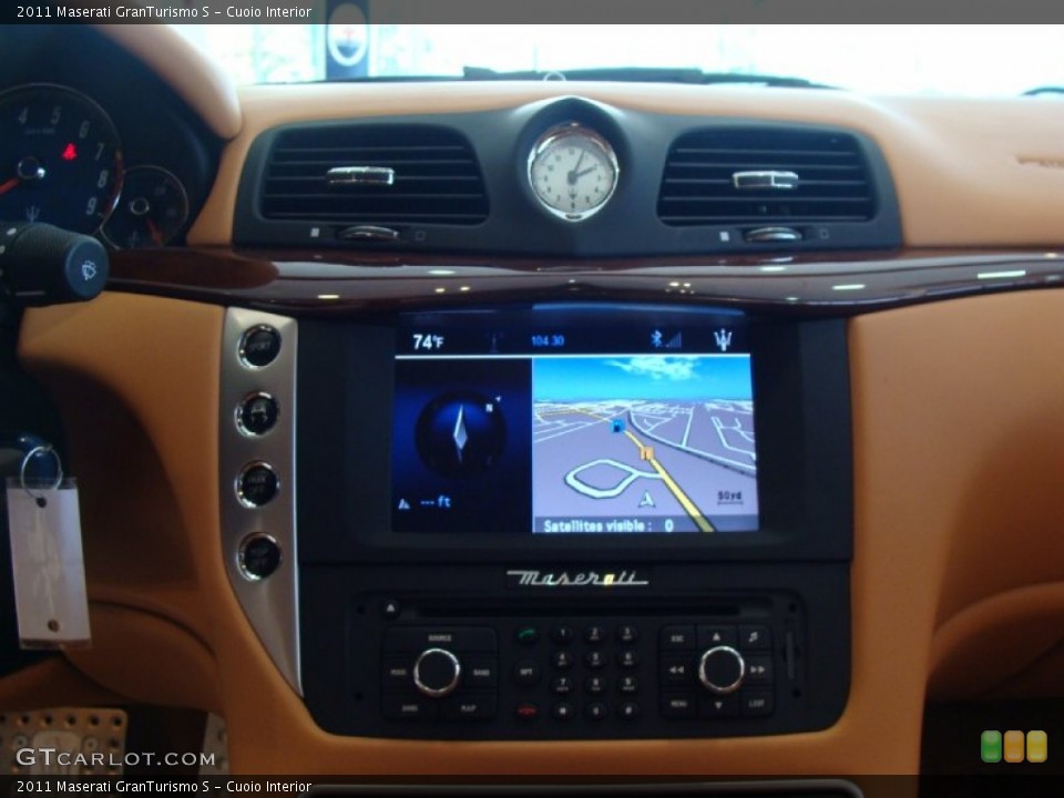 Cuoio Interior Navigation for the 2011 Maserati GranTurismo S #50288322