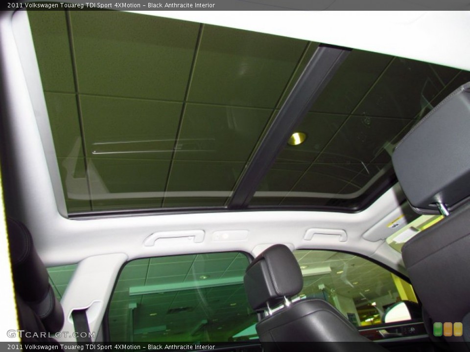 Black Anthracite Interior Sunroof for the 2011 Volkswagen Touareg TDI Sport 4XMotion #50289549