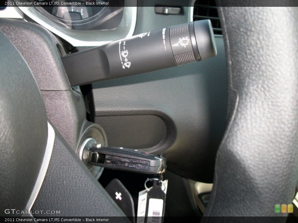 Black Interior Controls for the 2011 Chevrolet Camaro LT/RS Convertible #50289612