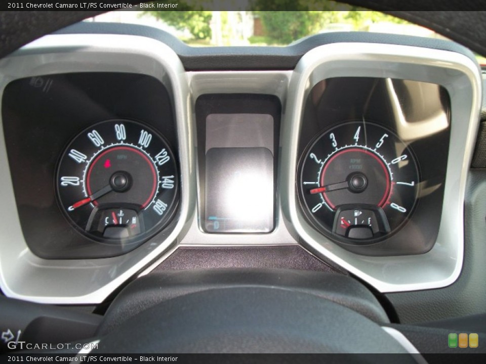 Black Interior Gauges for the 2011 Chevrolet Camaro LT/RS Convertible #50289645