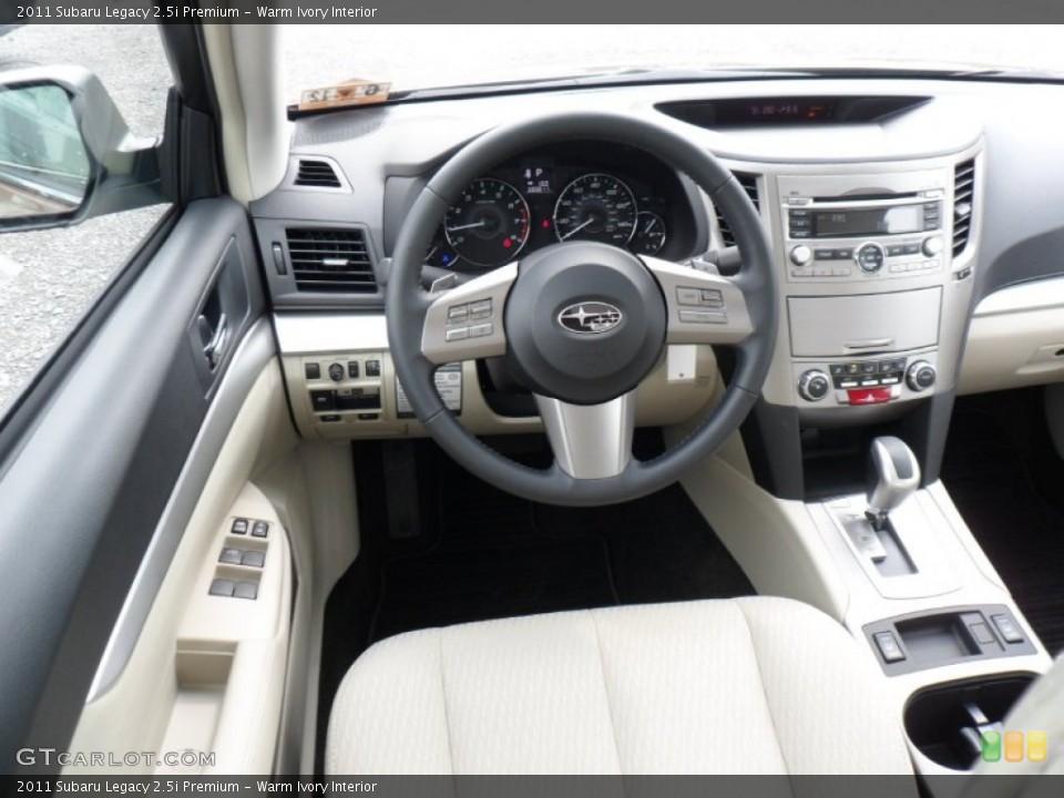 Warm Ivory Interior Dashboard for the 2011 Subaru Legacy 2.5i Premium #50290347