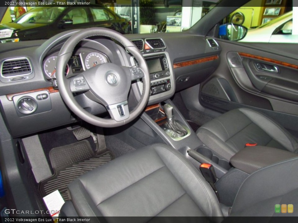Titan Black Interior Prime Interior for the 2012 Volkswagen Eos Lux #50290500