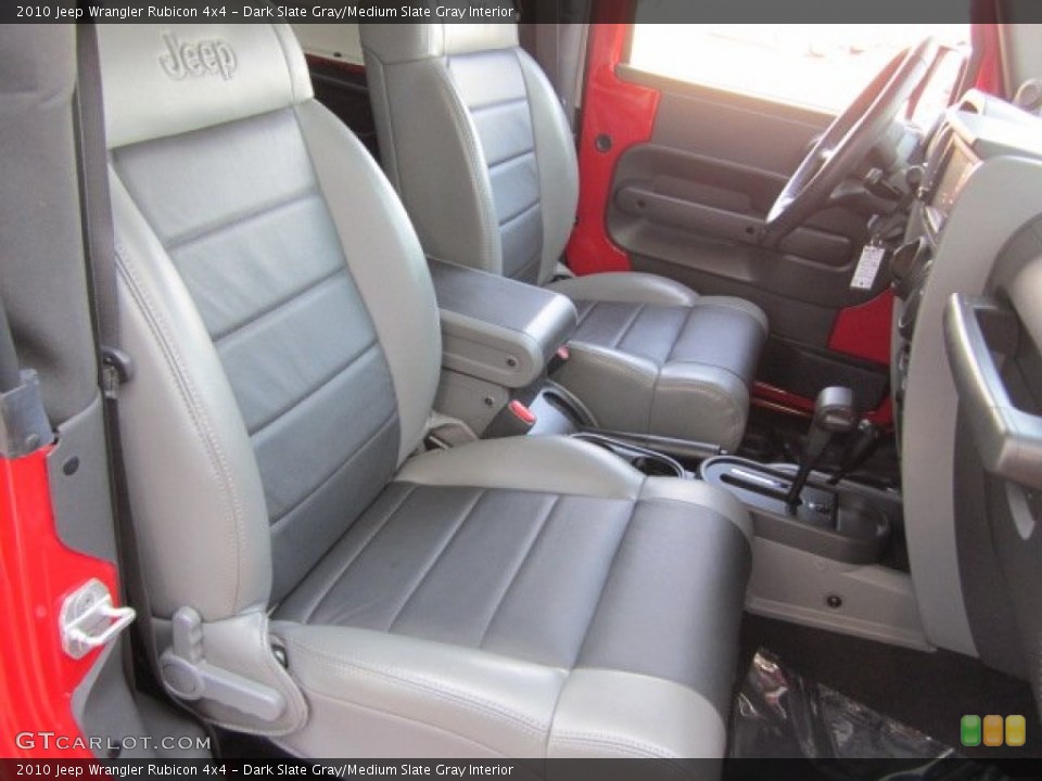 Dark Slate Gray/Medium Slate Gray Interior Photo for the 2010 Jeep Wrangler Rubicon 4x4 #50291406