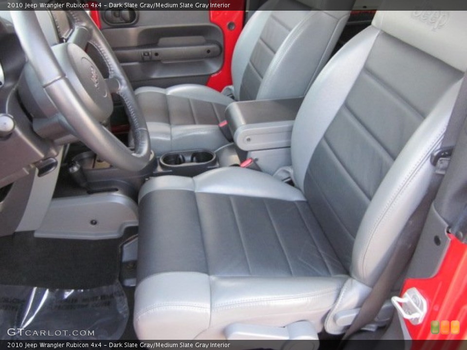 Dark Slate Gray/Medium Slate Gray Interior Photo for the 2010 Jeep Wrangler Rubicon 4x4 #50291421