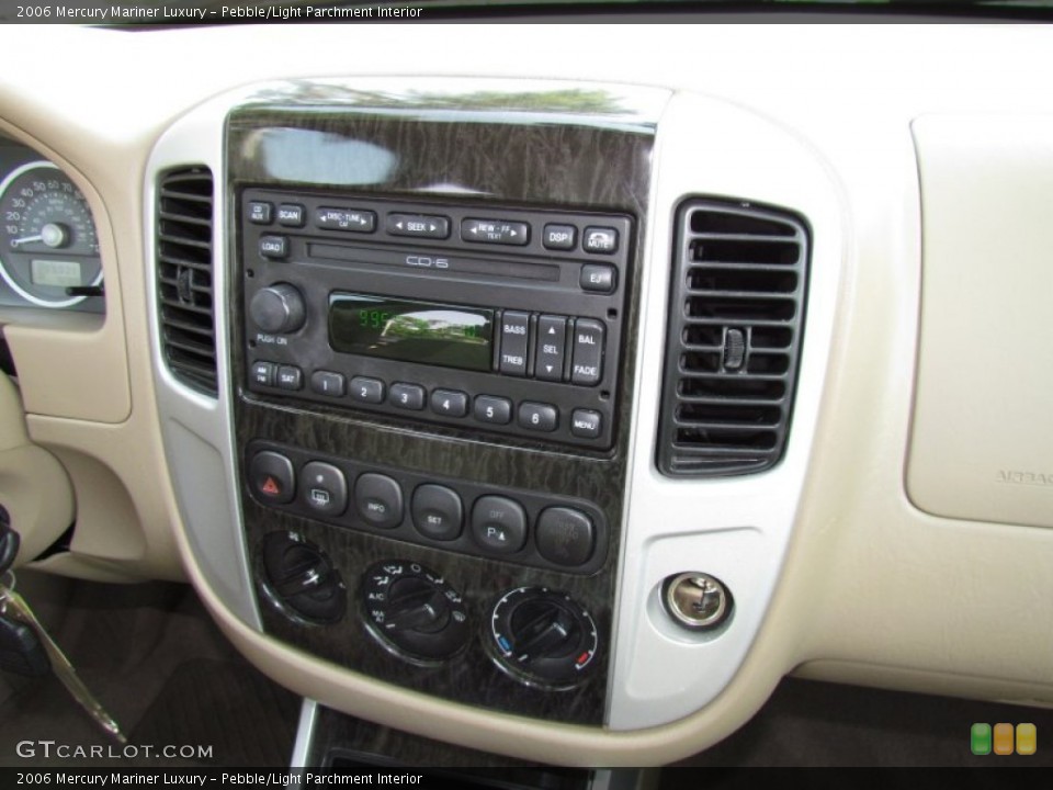 Pebble/Light Parchment Interior Controls for the 2006 Mercury Mariner Luxury #50291442