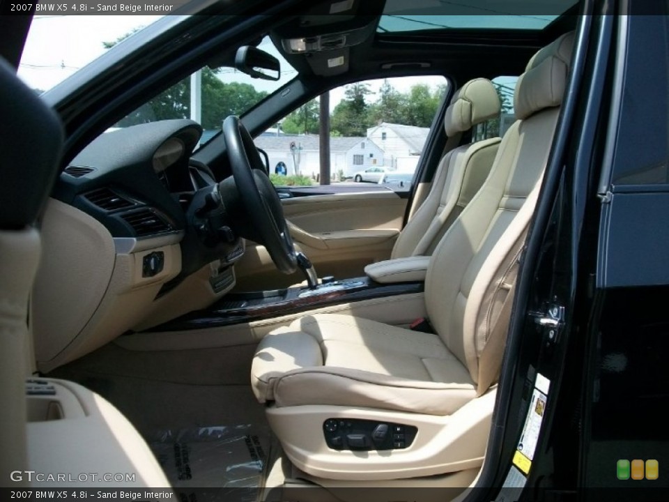 Sand Beige Interior Photo for the 2007 BMW X5 4.8i #50292267