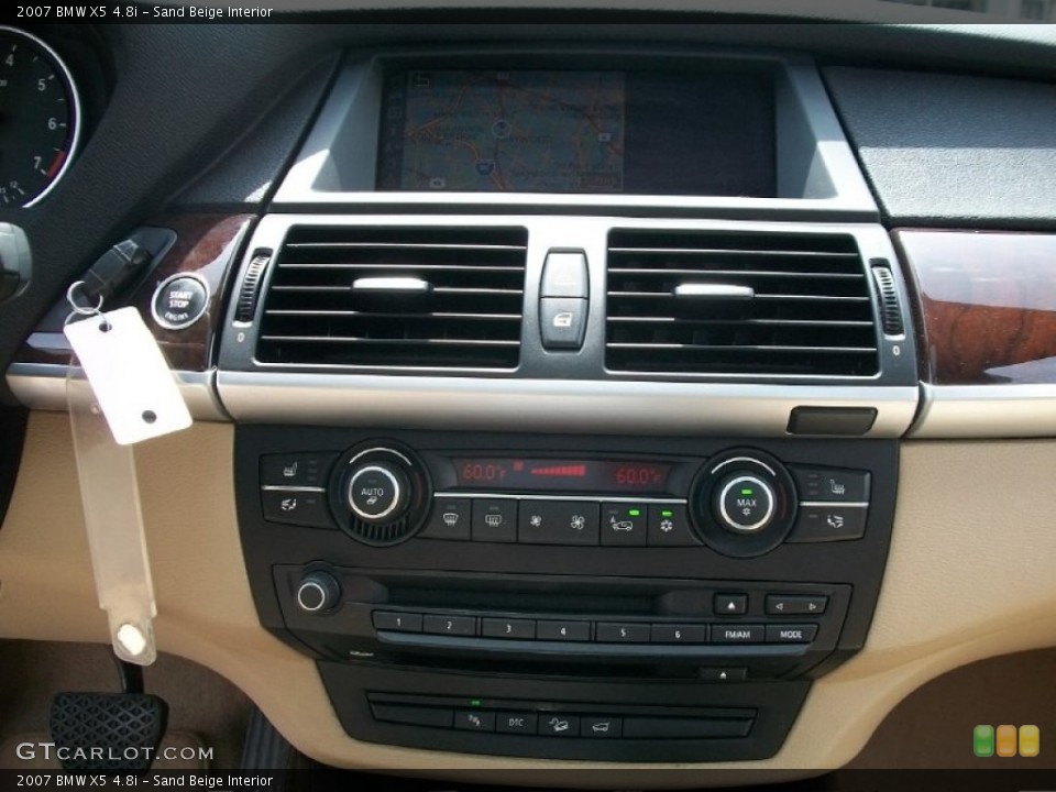 Sand Beige Interior Controls for the 2007 BMW X5 4.8i #50292372