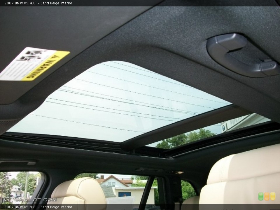 Sand Beige Interior Sunroof for the 2007 BMW X5 4.8i #50292390