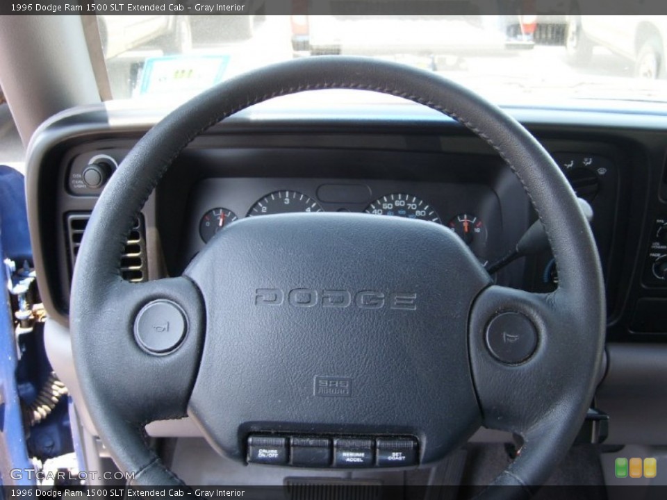 Gray Interior Steering Wheel for the 1996 Dodge Ram 1500 SLT Extended Cab #50292660