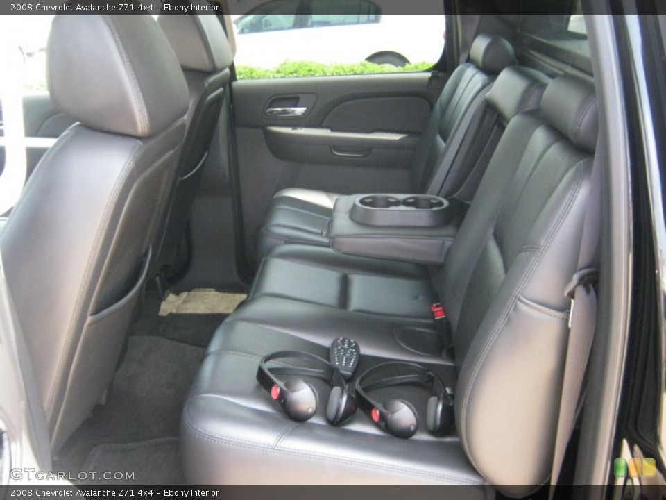 Ebony Interior Photo for the 2008 Chevrolet Avalanche Z71 4x4 #50294826
