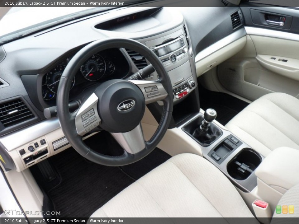 Warm Ivory Interior Photo for the 2010 Subaru Legacy 2.5 GT Premium Sedan #50295177