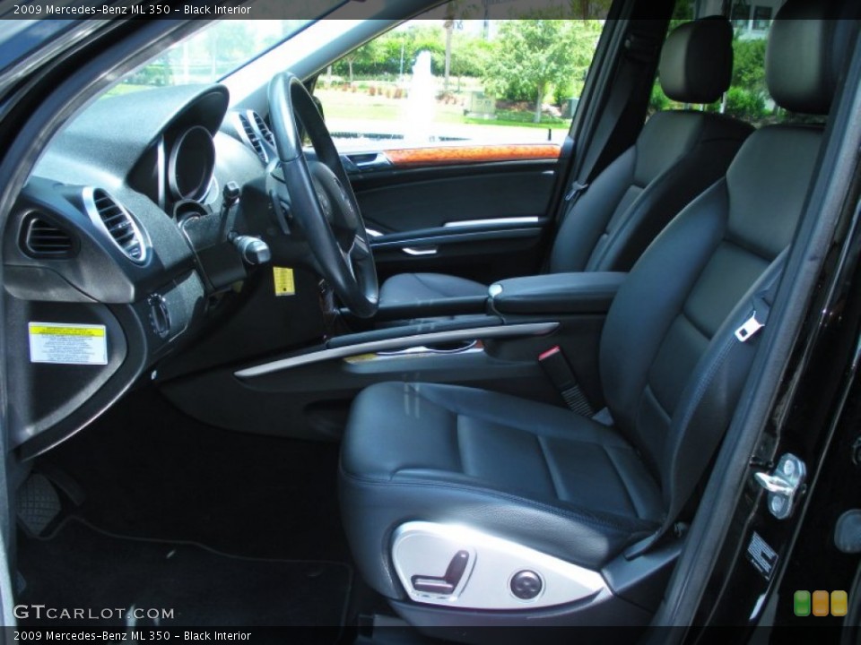 Black Interior Photo for the 2009 Mercedes-Benz ML 350 #50295587